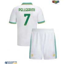 Otroški Nogometni dresi AS Roma Lorenzo Pellegrini #7 Tretji 2025-26 Kratek Rokav (+ Kratke hlače)